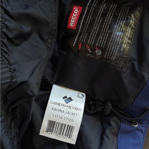 Obermeyer Kahina Hooded Full Zip Ski Jacket Women’s Size 8 Recco Winter $449 - Picture 11 of 16